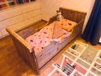 Steigerhouten kinderbed (peuterbed), Kinderen en Baby's, Kinderkamer | Bedden, Ophalen, Gebruikt, 70 tot 85 cm, 140 tot 160 cm
