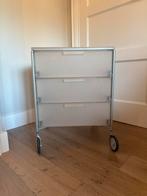 Kartell Kunstof design ladekast op wielen, Minder dan 50 cm, Gebruikt, 100 tot 150 cm, Ophalen of Verzenden