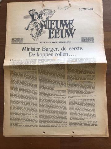1944/45 Twee kranten uit het 'Bevrijde Zuiden'. beschikbaar voor biedingen