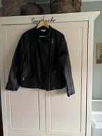 Zwarte Paprika nep leren jas maat 44/46, Kleding | Dames, Ophalen of Verzenden, Maat 46/48 (XL) of groter, Zwart, Jasje