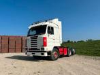 Scania 143 - 420 6x2 origineel NL, Auto's, Euro 2, Scania, Wit, Bedrijf