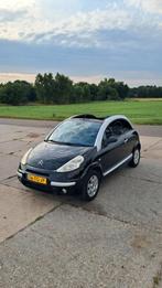 Fijne zwarte Citroën C3 Pluriel cabrio 2006 ll nieuwe APK, Auto's, Voorwielaandrijving, 1360 cc, 4 stoelen, Zwart