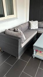 Luxe Wicker Loungeset, Tuin en Terras, 5 zitplaatsen, Gebruikt, Ophalen of Verzenden, Loungeset