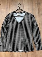 AIME Blouse - Zwart/Wit - Maat L- trabelstof, Kleding | Dames, Zwart, Maat 42/44 (L), Ophalen of Verzenden, Zo goed als nieuw