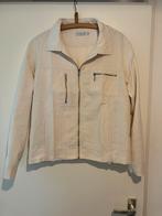 Witte zomerjas Cotton Club, linnen/ katoen, Ophalen of Verzenden, Zo goed als nieuw, Maat 46/48 (XL) of groter, Wit
