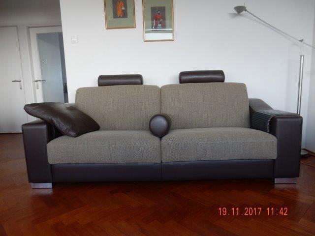 Leolux te koop!, Huis en Inrichting, Banken | Bankstellen, Zo goed als nieuw, Driepersoons, 250 tot 300 cm, Minder dan 75 cm, Leer