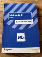 Examenbundel VWO Wiskunde B - 2021, VWO, Lyceo, Ophalen of Verzenden, Zo goed als nieuw