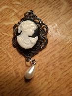 Broche  plus hanger, Ophalen of Verzenden, Zilver, Overige materialen