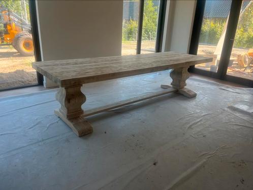 Kloostertafel 3 meter, Huis en Inrichting, Tafels | Eettafels, Zo goed als nieuw, 50 tot 100 cm, Vijf personen of meer, Rechthoekig