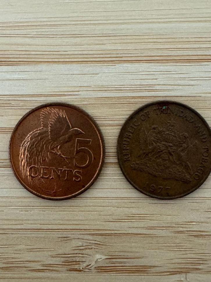 5 Cent - Trinidad & Tobago - 1977 / 1992, Postzegels en Munten, Munten | Amerika, Losse munt, Zuid-Amerika, Ophalen of Verzenden