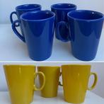 Prijs p/st. Gekleurde koffiebekers van Just Mugs England, Ophalen, Overige stijlen, Kop(pen) en/of Schotel(s), Glas