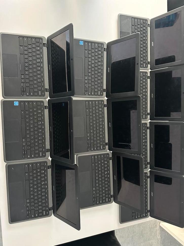 Partij 10 x Acer Chromebook met Touchscreen, Computers en Software, Windows Laptops, Gebruikt, Ophalen