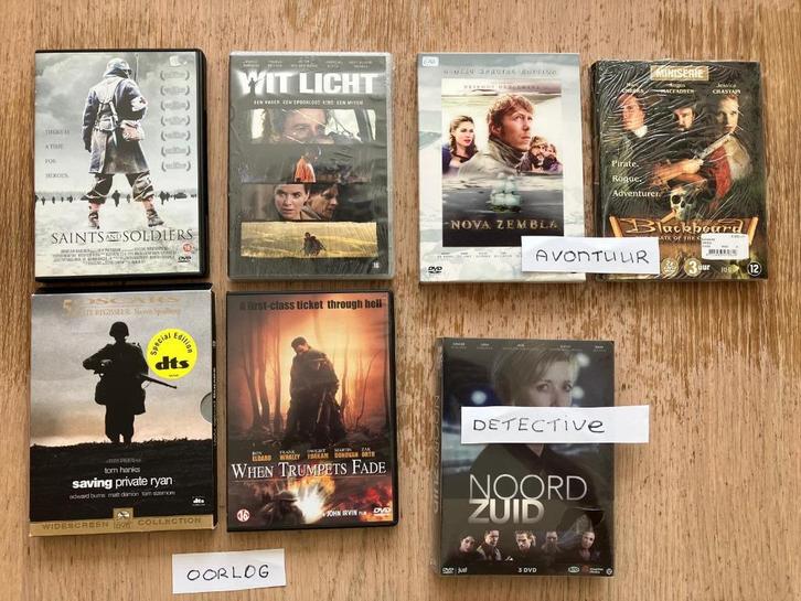 DVD avontuur, oorlog en detective, Boeken, Detectives, Zo goed als nieuw, Ophalen of Verzenden