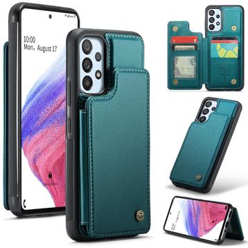 C22 Luxe Portemonnee Backcover voor Galaxy A53 5G _ Groen beschikbaar voor biedingen