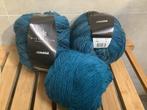 Winter glow en solid, kleur teal, Ophalen of Verzenden, Zo goed als nieuw, Breien, Wol of Garen