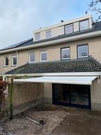 Knikarm electrisch zonnescherm wit, Tuin en Terras, Zonneschermen, Ophalen, Gebruikt, Elektrisch, 250 cm tot 450 cm