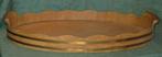 Houten kuip dienblad, Ophalen of Verzenden, Gebruikt, Ovaal, Hout