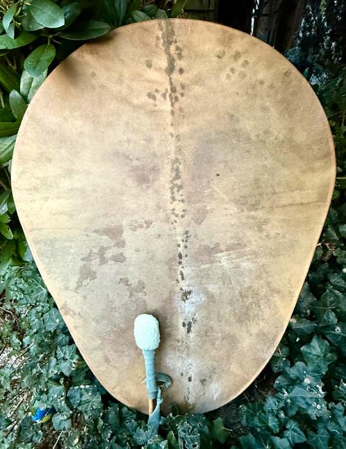 MEGA Sjamanendrum Nubische Geit 100 bij 70 cm LICHTGEWICHT, Muziek en Instrumenten, Percussie, Trommel, Ophalen of Verzenden