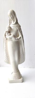 Mooi oud beeld van Maria Madonna met kind  BS 033, Verzamelen, Religie, Ophalen of Verzenden, Zo goed als nieuw, Beeld(je), Christendom | Katholiek