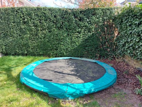 Inground trampoline Etan ~ 300 cm, reeds gedemonteerd, Kinderen en Baby's, Speelgoed | Buiten | Trampolines, Gebruikt, Ophalen