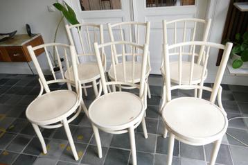 Thonet style – café stoelen – 6 stuks beschikbaar voor biedingen