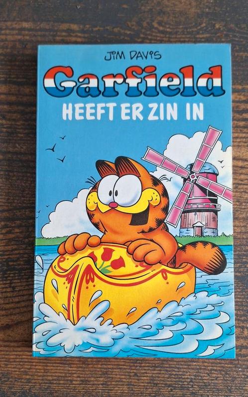 Garfield Heeft Er Zin In - Jim Davis Stripboek, Boeken, Stripboeken, Gelezen, Eén stripboek, Ophalen of Verzenden