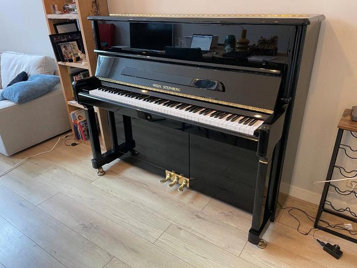 Wilhelm Steinberg P125 piano | Nauwelijks gebruikt, Muziek en Instrumenten, Piano's, Zo goed als nieuw, Piano, Zwart, Hoogglans