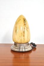 Art deco plafondlamp wandlamp tafellamp lampje jaren 30, Ophalen of Verzenden, Gebruikt, Glas