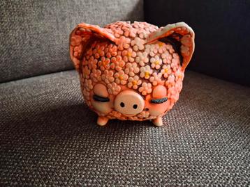 Vintage jaren 70 roze varkentje spaarpot beschikbaar voor biedingen