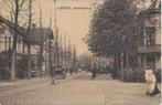 Leiden (Z.H.) Stationsweg, veel Volk, Tram, gelopen 1912, Verzamelen, Ansichtkaarten | Nederland, Gelopen, Zuid-Holland, Voor 1920