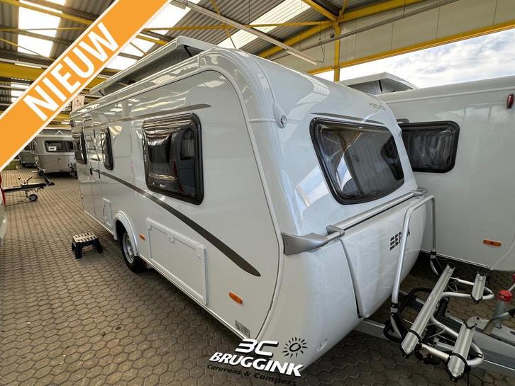 Eriba Feeling 470 ENKELE BEDDEN, Caravans en Kamperen, Caravans, tot en met 3, Standaardzit, Eriba, 2 aparte bedden, Overige typen