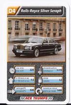 Kw1356 autokaartje d4 rolls-royce silver seraph, Ophalen of Verzenden, Zo goed als nieuw, Auto's