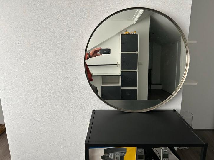 Ronde Spiegel - Stijlvol & Tijdloos!, Huis en Inrichting, Woonaccessoires | Spiegels, Zo goed als nieuw, 50 tot 75 cm, Minder dan 100 cm