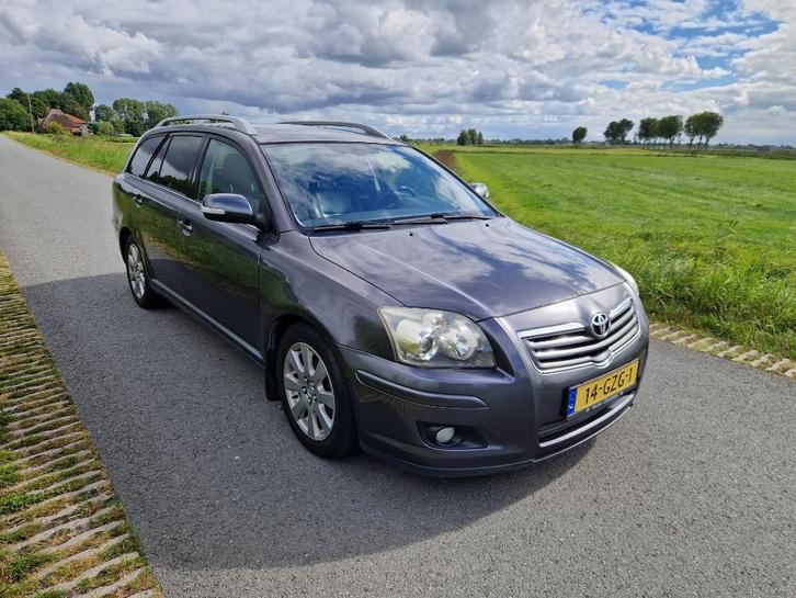 Toyota Avensis 1.8 16V Vvt-i Wagon 2008 Leder Trekhaak Clima, Auto's, Toyota, Bedrijf, Avensis, ABS, Adaptieve lichten, Airbags