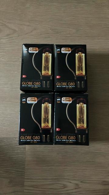Globe G80 NIEUW 4x | ook per stuk | sfeer verlichting lamp beschikbaar voor biedingen