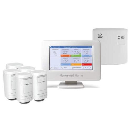 Honeywell Evohome Wi-Fi 5-zone OpenTherm pakket – Zo goed al, Doe-het-zelf en Verbouw, Thermostaten, Zo goed als nieuw, Ophalen of Verzenden