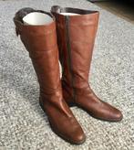 Leren laarzen bruin maat 41 wijde schacht, Kleding | Dames, Schoenen, Hoge laarzen, Linea Gaia, Bruin, Ophalen of Verzenden