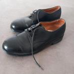 Zwarte lederen veterschoen merk Van Lier mt 42, Kleding | Heren, Ophalen of Verzenden, Zo goed als nieuw, Zwart