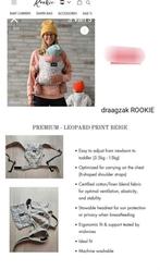 2x Draagzak Rookie - leopard en premium latte, Ophalen of Verzenden, Draagzak