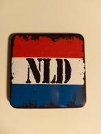Magneet Nederland vlag NLD 5x5cm, Ophalen of Verzenden, Landmacht, Nederland