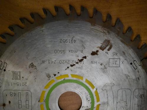 Festool cirkelzaagblad, Doe-het-zelf en Verbouw, Gereedschap | Machine-onderdelen en Toebehoren, Gebruikt, Ophalen of Verzenden