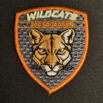 Koninklijke Luchtmacht 300 Squadron Wildcats Patch, Ophalen of Verzenden, Luchtmacht, Nederland, Embleem of Badge
