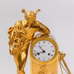 Empire pendule, Mercurius, rond 1810, Parijs, Antiek en Kunst, Antiek | Klokken, Ophalen of Verzenden