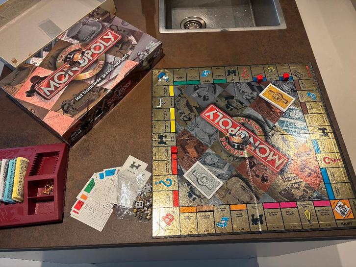 Monopoly Deluxe Editie 2003 - collector's item, Hobby en Vrije tijd, Gezelschapsspellen | Bordspellen, Gebruikt, Vijf spelers of meer