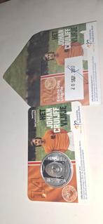 Cruijff Vijfje Eerste Dag Uitgifte vijfje, unc kwaliteit, Postzegels en Munten, Munten | Nederland, Ophalen of Verzenden, Koningin Beatrix