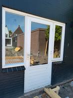 2 x identiek kozijn hardhout, Doe-het-zelf en Verbouw, Kozijnen en Schuifpuien, Raamkozijn, Ophalen of Verzenden, Zo goed als nieuw