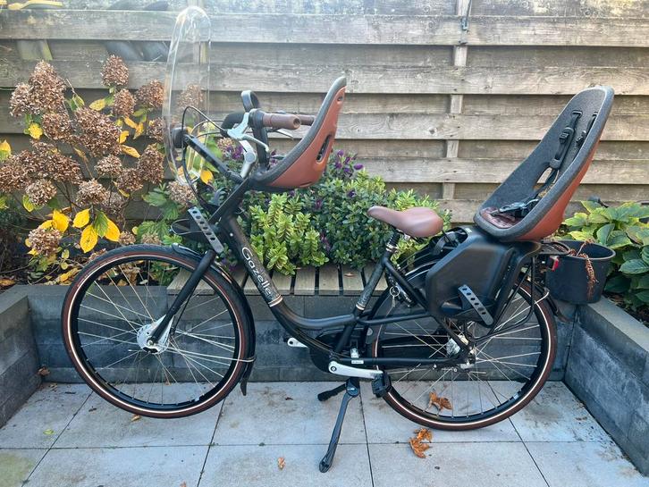 Gazelle Bloom (49cm frame) incl Yepp voor- en achterzitje, Fietsen en Brommers, Fietsen | Dames | Moederfietsen, Zo goed als nieuw