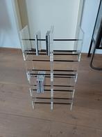 Plexiglas cd rekjes stapelbaar 13 stuks, Ophalen, Zo goed als nieuw, Kunststof, Cd's