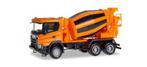 Scania CG 6x6 Betonmischer, oranje, Ophalen of Verzenden, Nieuw, Bus of Vrachtwagen, Herpa