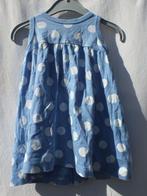 Schattige blauwe jurk.Witte stippen.Mt 68.Merk Petit Bateau, Kinderen en Baby's, Babykleding | Maat 68, Jurkje of Rokje, Meisje